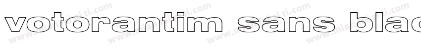 votorantim sans blac字体转换